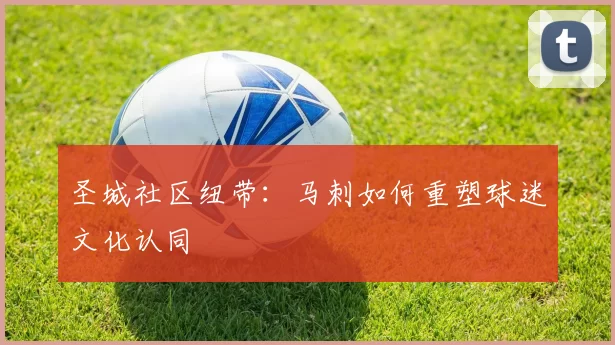 圣城社区纽带：马刺如何重塑球迷文化认同
